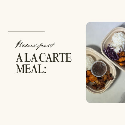 A LA CARTE MEALS